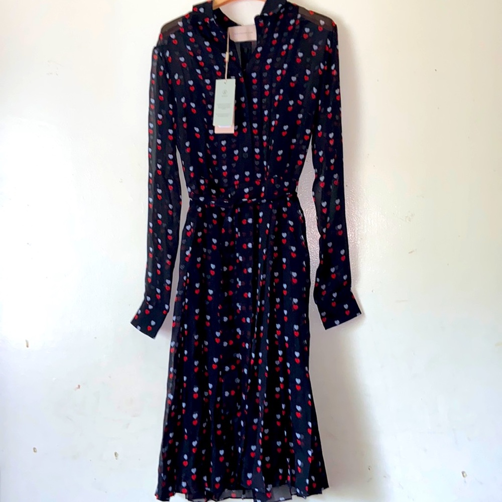 Heart black dress